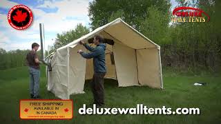 DELUXE WALL TENTS - CANADIAN MADE FOR 25 YEARS