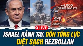 🔴Israel DỒN TỔNG LỰC DIỆT HEZBOLLAH; 800 quả bom ồ ạt xóa sổ CN Quốc phòng Iran trước giờ đình chiến