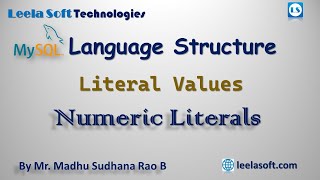 SQL Literals || Data Types in SQL || RDBMS || MySQL Numeric Literals