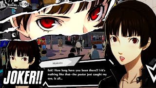 Persona 5 Strikers When Joker Catches Makoto By Surprise!!!