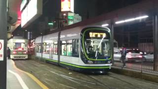 広島電鉄1000形1003号『GREENMOVERLEX』5号線広島駅行き 広島駅にて