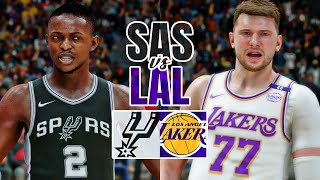 LAKERS vs SPURS | NBA 2K25 (PS5 PRO) [4K60]