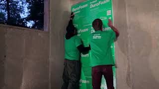 How To Insulate Interior Basement Walls with DuroFoam Insulation