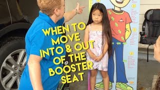 Booster Seats: When to Move Into & Out of the booster seat