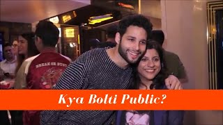 Gully Boy Fame Siddhant Chaturvedi Posing for Selfies with Fans