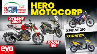 Auto Expo 2025: Hero MotoCorp launches new Xtreme 250 R, XPulse and Xoom 125 and 160 | @evo India