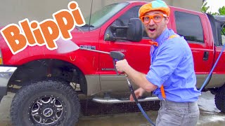 Blippi Visits a Car Wash | Learning Vehicles For Toddlers | Educational Videos For Kids