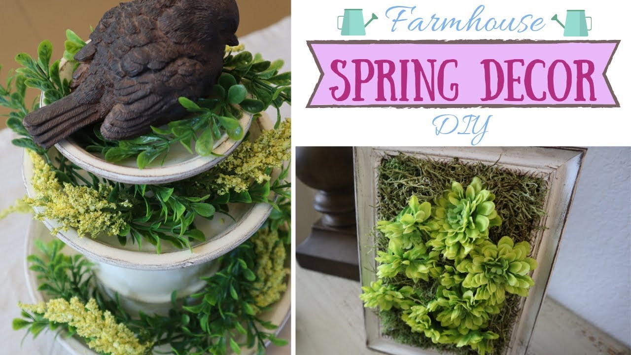 Farmhouse Spring Decor Diy Youtube