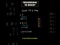 easy hexadecimal to binary method