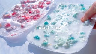 固すぎたパキパキスライムを溶かしてやり直す🕯️|Too hard and crunchy slime, let's melt it and start over.|ASMR