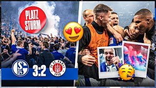 PLATZSTURM + AUFSTIEGS FEIER 🥰 Schalke 04 vs St Pauli STADION VLOG 🔥