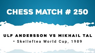 Ulf Andersson vs Mikhail Tal • Skelleftea World Cup, 1989