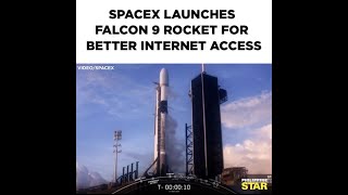 SpaceX launches Falcon 9 rocket for better internet access