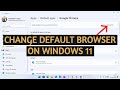 How to Change Default Browser on Windows 11