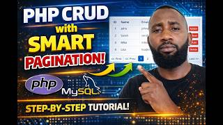 PHP CRUD with Smart Pagination (Next, Prev, First & Last) | Step-by-Step Tutorial