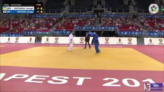 Judo 2014 Grand Prix Budapest: Zantaraia (UKR) - Kengo (JPN) [-66kg] semi-final