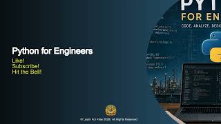 Python for Engineers | 04B