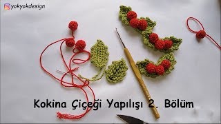 Kokina çiçeği (Kış çiçeği, Yeni yıl çiçeği) yapılışı - Christmas flower 2. bölüm