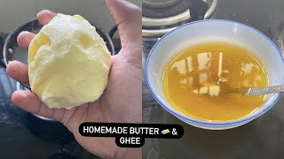 Homemade Butter 🧈 \u0026 Ghee | சுத்தமான பசு நெய் | Easy and Fun to make