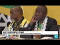 South Africa's ruling ANC party suspends Jacob Zuma • FRANCE 24 English