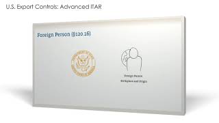 U.S. Export Controls: Advanced ITAR