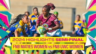 Womens semi-final HIGHLIGHTS: FNB Maties vs FNB UWC -19 April