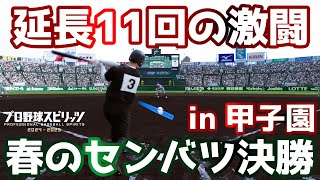 春のセンバツ決勝！！！ベンチメンバー総出の総力戦を制したのは！弱小工業高校が甲子園を目指す＃11　バカルディ工業高校【プロ野球スピリッツ2024-2025】