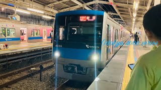 小田急4000形4059F 快速急行新宿行き 海老名駅発車