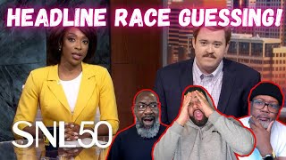 SNL - The Black and White news | Guessing the Race Reaction! feat. Shane Gillis