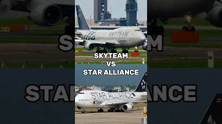 Star Alliance Vs Skyteam 🔥 #aviation #airplane #shortsfeed