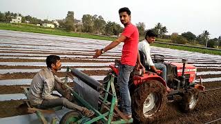 Mulching paper machine from my farm dhananjay waman