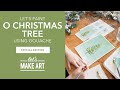 Let's Paint a Christmas Tree | Holiday Painting Tutorial with Sarah Cray of Let's Make Art