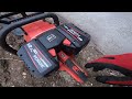 primera prueba motosierras a batería milwaukee m18 fuel 🌲milwaukee battery chainsaws first test