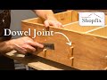 How to Join Wood Together with Dowels - Woodworking Dowel Joint