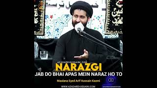 Narazgi | Maulana Syed Arif Hussain Kazmi #shorts #shortvideo #shortclip #majlis #narazgi #viral