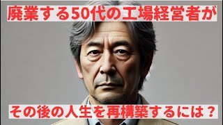 経営不振で廃業する50代工場経営者が、その後の人生を再構築するには？　製造業再生チャンネル by 機械買取プロ