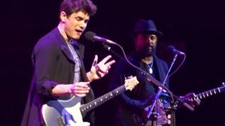 Moving On and Getting Over (live) - John Mayer 4/9/2017 Boston, MA (New PRS Guitar)