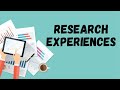 Honors Research Experiences