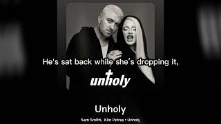 unholy song only music