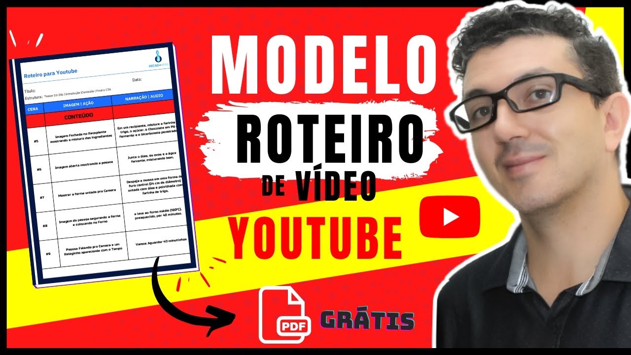 Como Fazer Roteiros Para Vídeos No Youtube | Passo A Passo + PDF Grátis ...