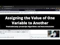 Assigning the Value of One Variable to Another (Basic JavaScript) freeCodeCamp tutorial