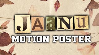 Jaanu 2021 Official Motion Poster Hindi Dubbed | Sharwanand, Samantha Akkineni, Vennela Kishore