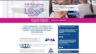 Loop and Loop Junior Fall Prevention Communities of Practice