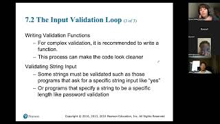 PLD 101 Live Lecture. Chapter 7. Input validation.