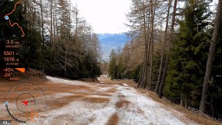 [4K] Skiing Vercorin, What To Expect From a Closed Piste Late Season, Valais Switzerland GoPro HERO9