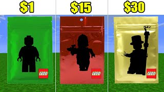 $1 vs $15 vs $30 LEGO Mystery Minifigure Pack