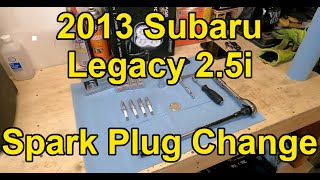 [HOW TO] Replace Spark Plugs on 2013 Subaru Legacy 2.5i (Easy)