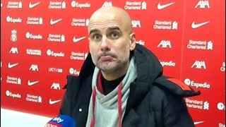 Liverpool 1-4 Man City - Pep Guardiola - 'Five Points Is Nothing' - Press Conference