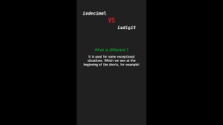 isdecimal vs isdigit - Python String Methods