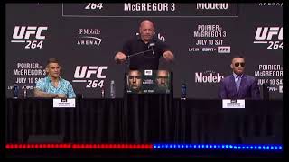 Conor McGregor vs Dustin Poirier 3:  UFC 264 Press Conference